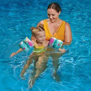 Bluescape Armbands Girls Mermaid Inflatable Green Swimming Floating Ages 3-6